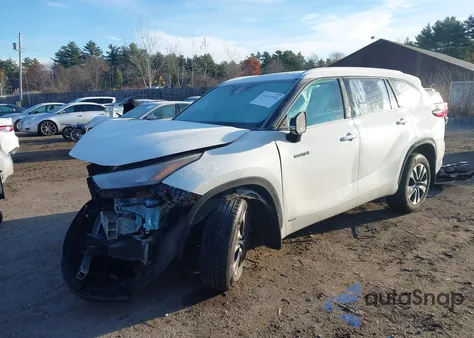 2020 Toyota Highlander Hybrid Xle z USA, uszkodzony, nr VIN 5TDGBRCH8LS508295